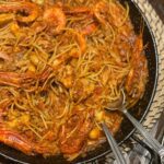 Best! คุณสามี  ทำ Fideua pasta paella (เป็นเหมือนข้าวผัดสเปนแต่ใช้เส้นสปาเก็ตตี้...