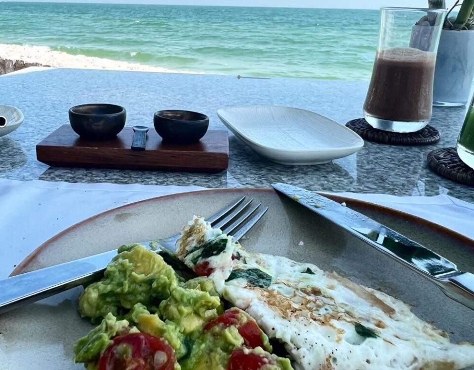 Breakfast with a view...