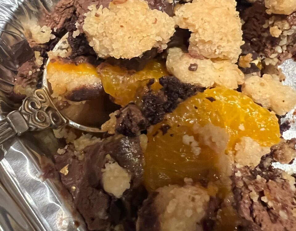 Chocolate Orange parfait เข้มข้น ขมอบเปรี้ยว กรุบกรอบ ไม่เหมือนใคร หวานน้อยแต่เข...