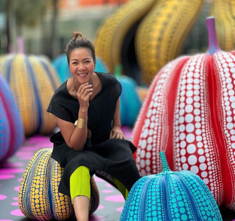 Dancing Pumpkin  Louis Vuitton x Yayoi Kusama อยู่ลานParc Paragon ถึงวันที่ 2 Ap...