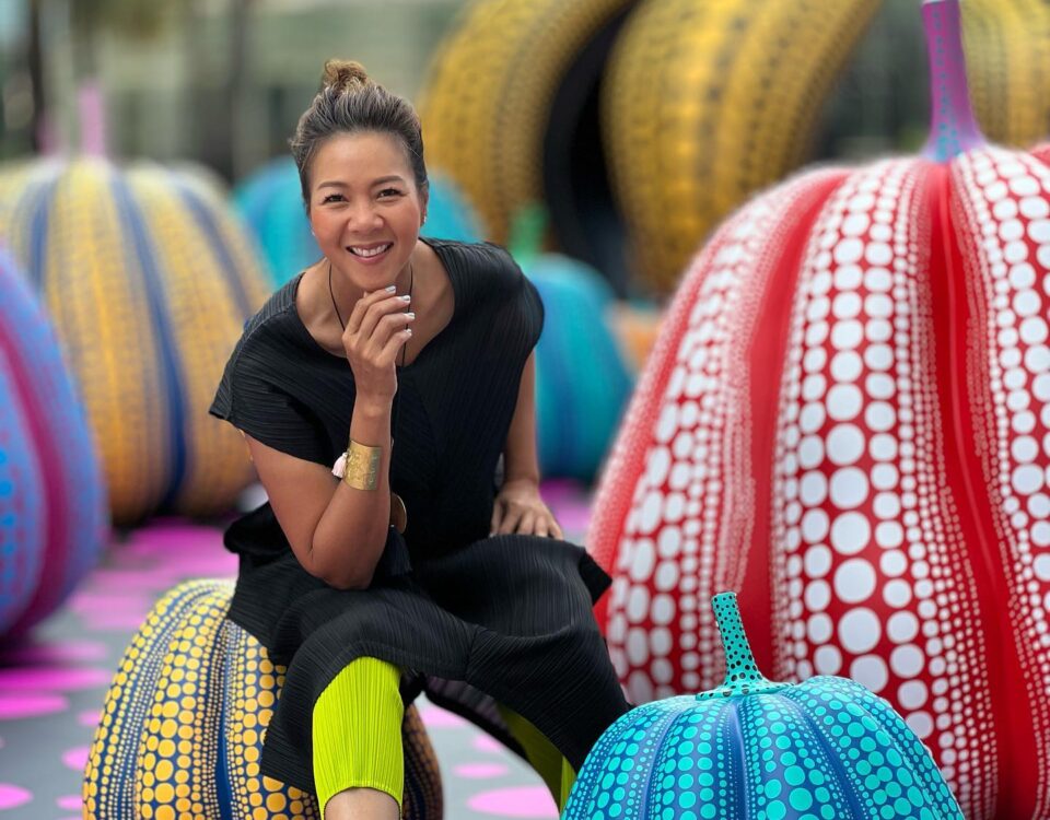 Dancing Pumpkin  Louis Vuitton x Yayoi Kusama อยู่ลานParc Paragon ถึงวันที่ 2 Ap...