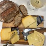 Danish cheeses  and white wine to start with...