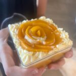 Friday Happy Cooking with Aya 
Peach Caramel Shortcake ที่น้องAyaทำออกมาเป็นรูปด...