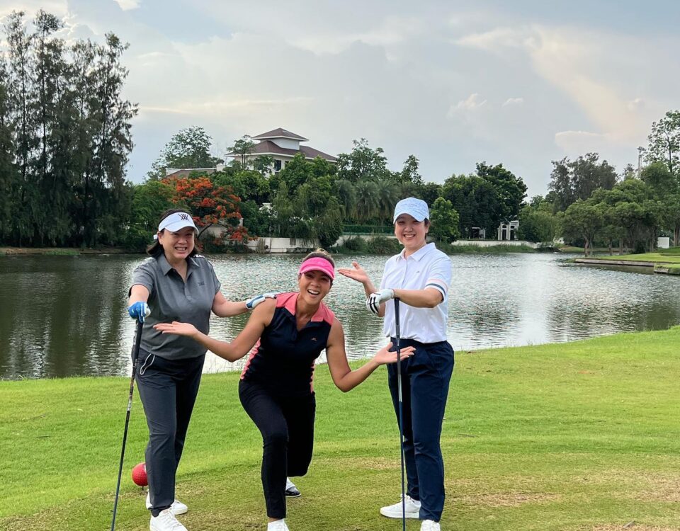 Fun golf daywith besties   LOVEPLAYLAUGH...