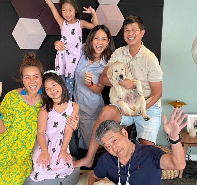 Happy Birthday to my beloved brother รูปหมู่ครบทั้งทีม ทั้งหมาและเด็ก ตุงนังเห...