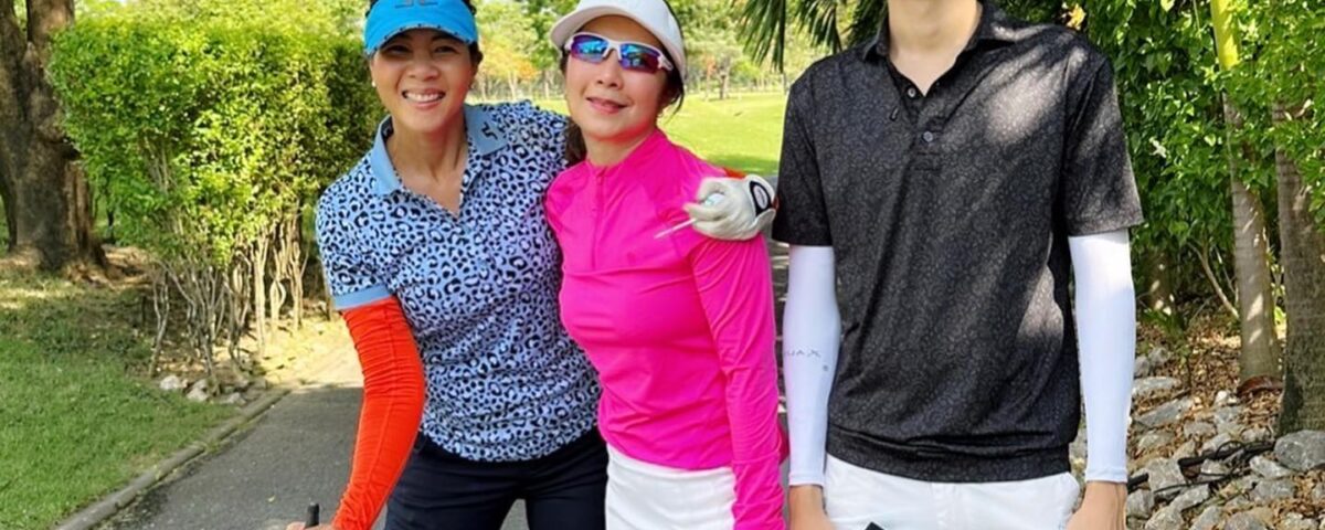 Happy Golf Day กับพี่แพม  น้องฟร้องค์ สุดหล่อและโปรปั๊ก...