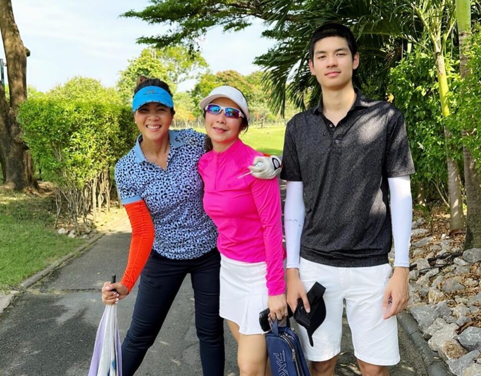 Happy Golf Day กับพี่แพม  น้องฟร้องค์ สุดหล่อและโปรปั๊ก...