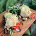 Healthy & Yummy breakfast!
Scrambled eggand Harvati cheese  Danish Open Sandwich...