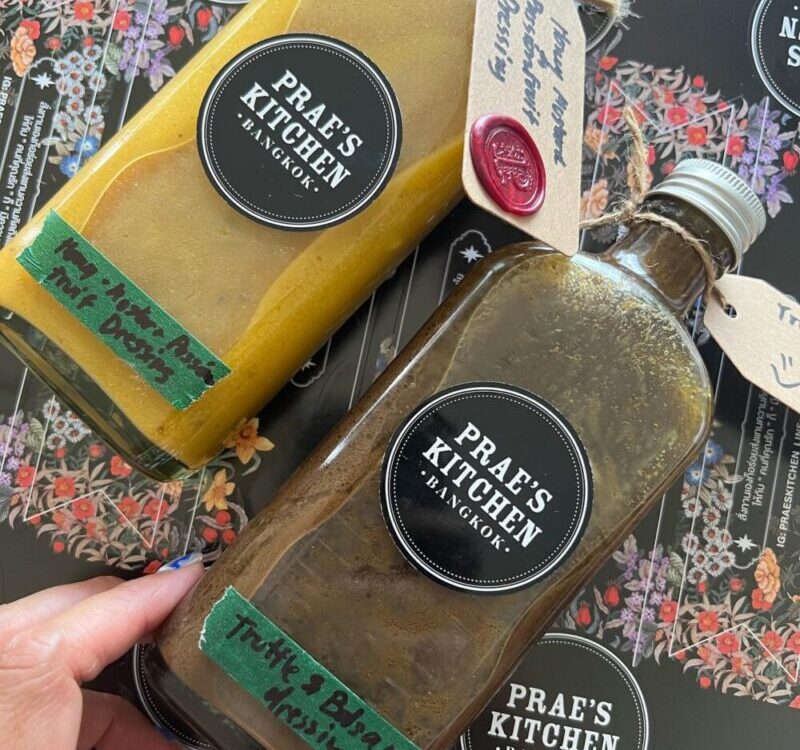 Homemade salad Dressing for Prae’s Kitchen Surprise Box จำนวนจำกัด จะมีอะไรในกล่...