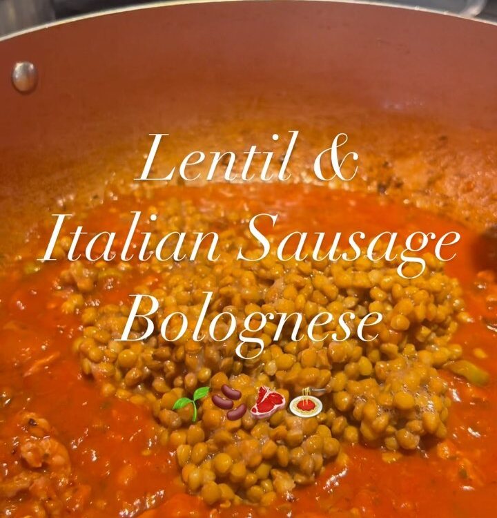 Lentil & Italian Sausage Bolognese

เมนูพาสต้าทำง่าย ขั้นตอนน้อย

แต่ซอส Bologne...