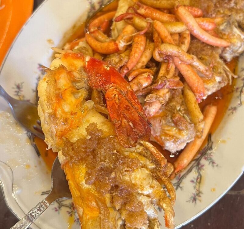 OMG!! กุ้งทอดเกลือ ร้านเจ๊ดำ รังสิตคลอง10 ตัวใหญ่เท่าฝ่ามือ สด เด้ง รสเลิศที่สุด...