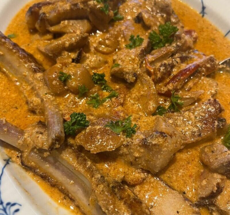 Pork Chop with Porcini mushroom tomato cream sauce by Prae’s Kitchen...