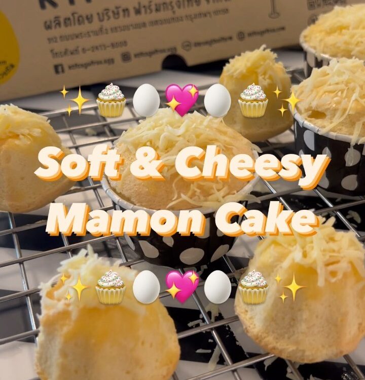 Soft & Cheesy Mamon cake

มาม่อนเค้กนุ่มฟู หอมไข่ ใส่ชีสแบบไม่ยั้งมือ
หอมอร่อยสุ...