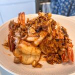 Special lunch for  กุ้งทอดเกลือกระเทียมกรอบ น้ำพริกปลาทูย่าง ยำถั่วพู แกงเขียวหว...