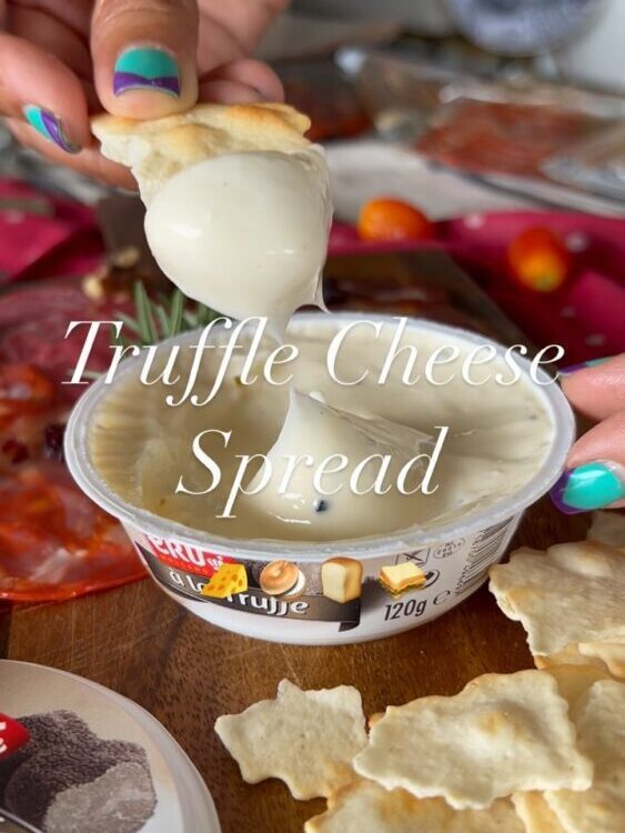 Truffle Cheese Spread ของ ERU ค่ะ ตัวนี้ แนะนำสุด ๆ เปิดฝาทานได้เลย ไม่ต้องทำอะไ...