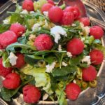 Watermelon salad
 with feta cheese and honey mustard dressing by Nong Grace   ขอ...