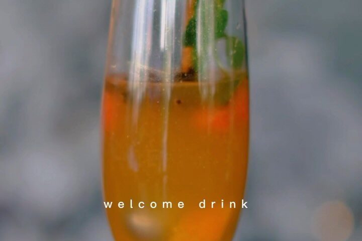 Welcome drink ทำง่ายมาก 5 นาทึเสร็จ 
ชาอู่หลงมะลิ จาก   และSingha Lemon Soda ต้อ...