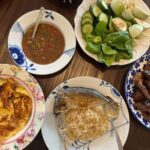 ข้าวฮางงอกจาก สิริไท  กับน้ำพริกปลาทู ผักสด อร่อยสุขภาพดี...