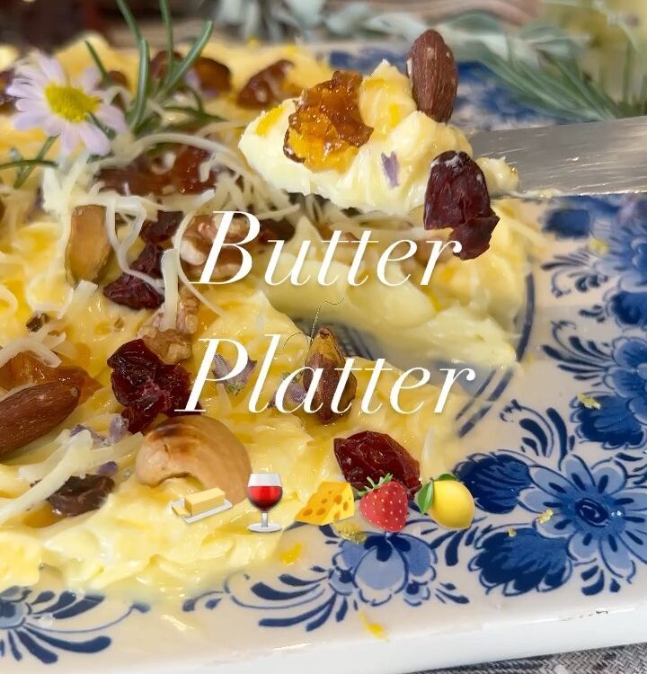 จะมีเพื่อนมา dinner ที่บ้าน
แต่ไม่รุ้จะเสิร์ฟอะไรดี
จัด Butter platter ให้ทานเล่...