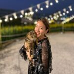 ต้อนรับลูกสาว  กลับบ้าน ด้วยการพาหมาแมว มาเดินเล่น...