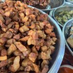 เป็นลมค่ะ ร้านข้าวแกงแม่อ้อนเจ้าเก่า สะพานหัน มีแต่ของอร่อย หมูสามชั้นทอดเค็ม แก...