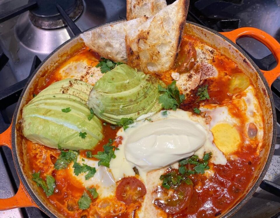 เมนูไข่วันนี้ Shakshuka  by น้องแก้ม  อร่อยมากค่ะ ไข่สดๆจากฟาร์ม  ปลอดสารเคมีและ...