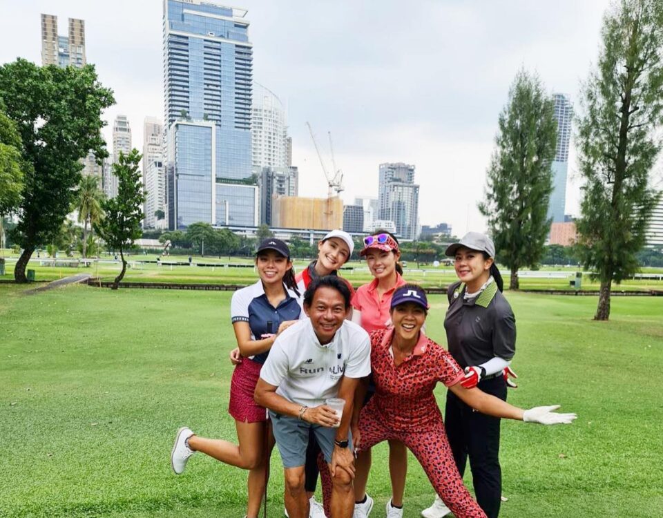 เสือดาวส้มตัวเดียวในโลกอาละวาด ในสนาม 555   เพิ่มสีสันให้Golf Round Up...