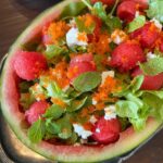 แตงโมเป็นได้มากกว่าของหวานนะคะ
วันนี้ขอนำเสนอ Watermelon Salad with Honey mustar...